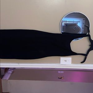 zara black maxi dress